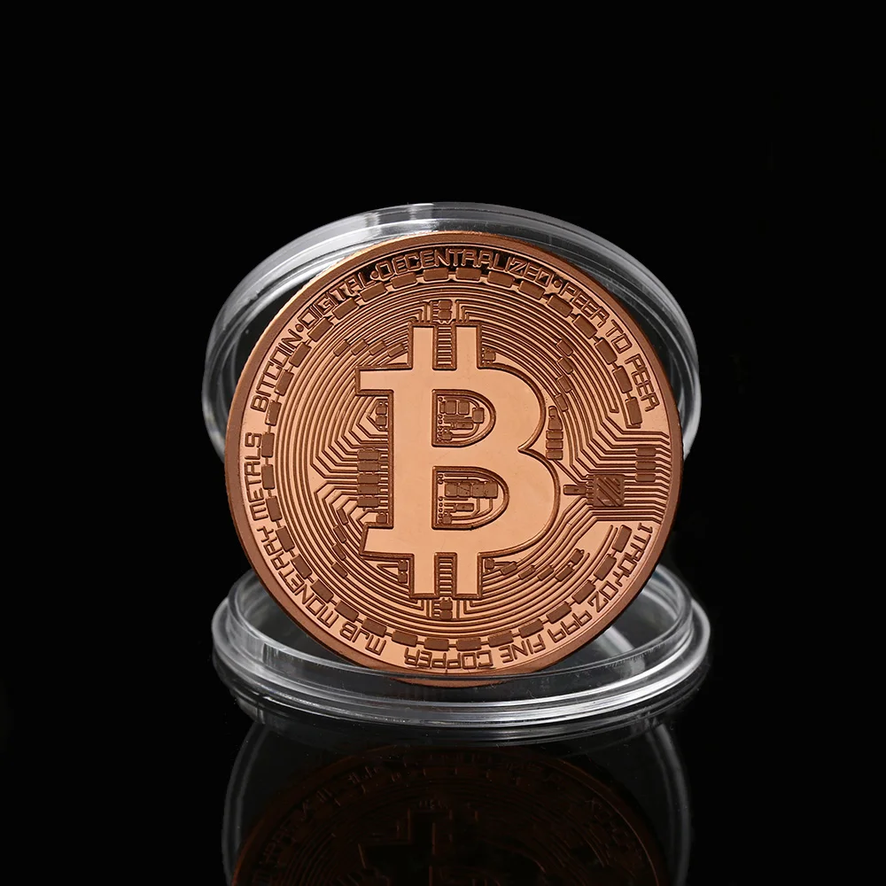 Gold Plated Bitcoin Coin Collectible Gift Casascius Bit Coin BTC Coin Art Collection Physical gold commemorative coins Gold Plated Bitcoin Coin Collectible Gift Casascius Bit Coin BTC Coin Art Collection Physical gold commemorative coins