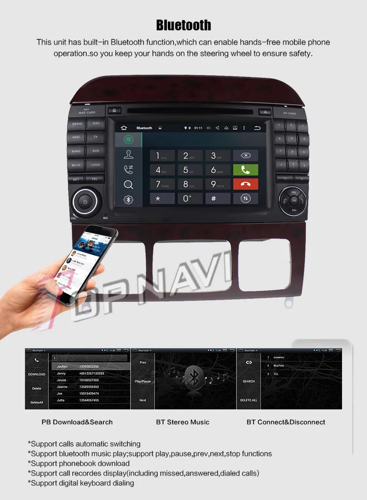 Perfect Topnavi Android 7.1 Car DVD Player Radio for Benz S Series R-W251/R280/R300/R320/R350/R500(2006-) Stereo GPS Naviagtion 2G+16GB 31
