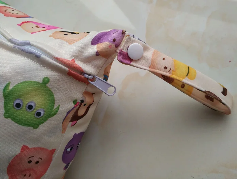 Baby Diaper Bag Cartoon Waterproof Wet Dry Bag Stroller Hang Tote Mom Maternity Changing Nappy Wetbag Wet Cloth Baby Care BB6035 (7)