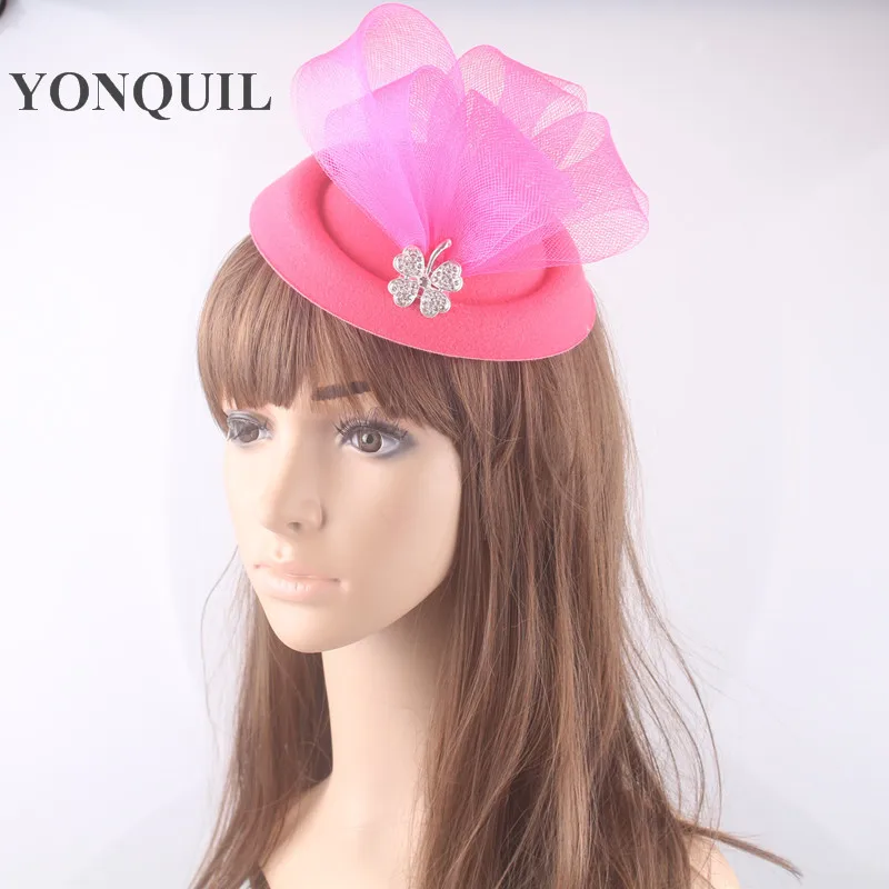 Buy Multiple colors crinoline fascinator with hair