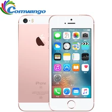 Original desbloqueado apple iphone se telefone celular 4g lte 4.0 ram 2 gb ram 16/64 gb rom a9 duplo-núcleo touch id telefone móvel usado iphonese