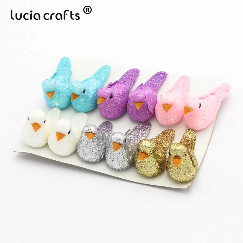 Lucia crafts 12 шт./лот 2*4 см Разноцветные пенопластовые искусственные хроматические