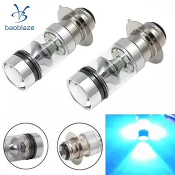 

2X H6 100W 1000LM Motorcycle Headlight Bulbs Ice Blue for Yamaha Upgrade