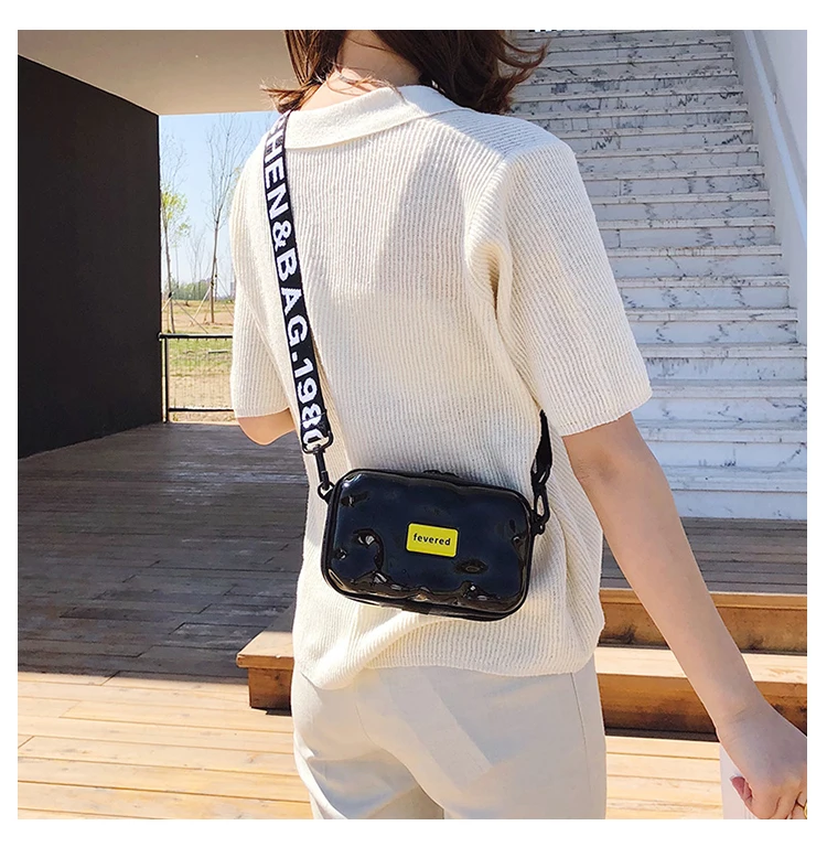Новая Корейская версия ручной миничемоданчик маленькая дамская сумочка sense slung жесткая оболочка маленькая квадратная сумка коробка