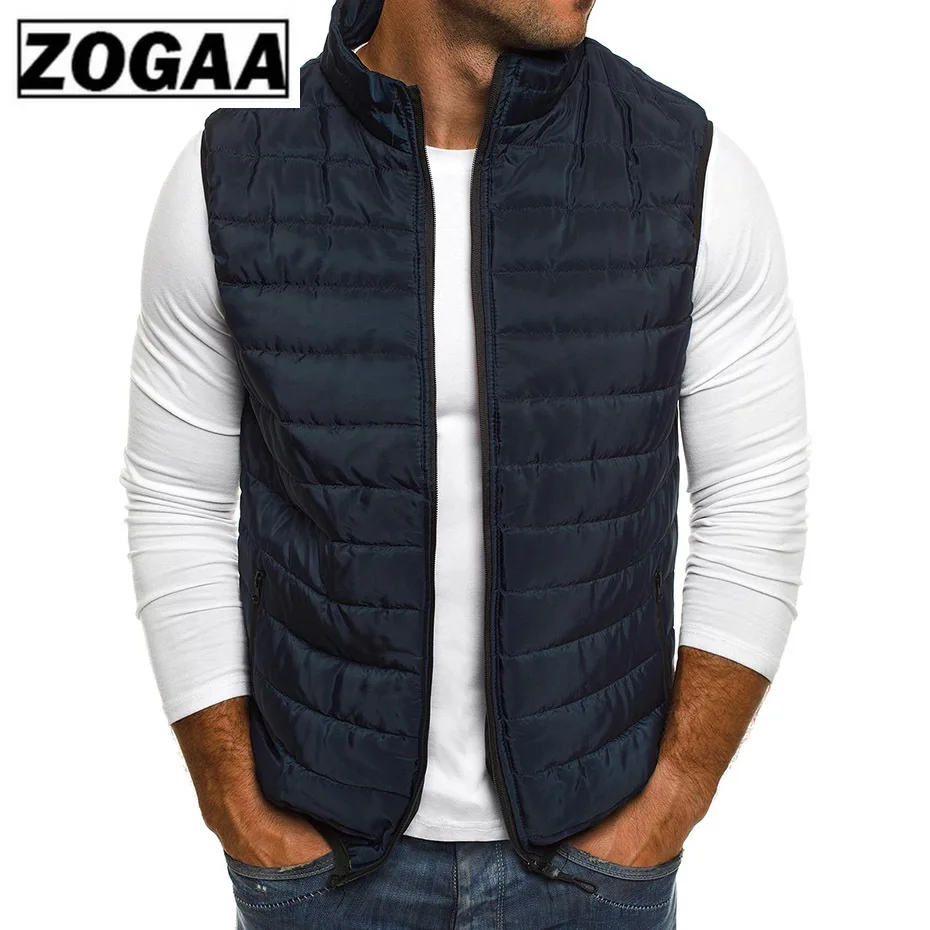 

ZOGAA Plus Size Men Jackets Coat Autumn Man Down Winter Oversized Warm Down Parkas Male Winter Down Vests Men Outerwear