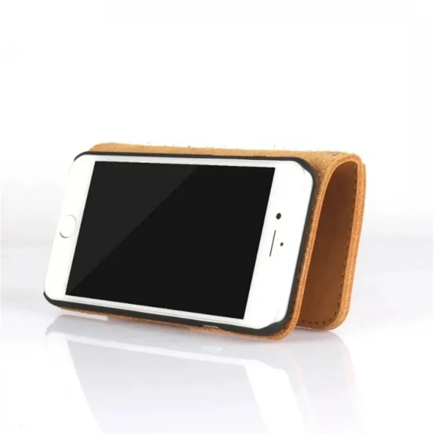 Роскошный чехол для iPhone 7 из натуральной кожи, флип-кошелек, бренд, сумка для телефона, чехол для iPhone 7 Plus, чехол для телефона