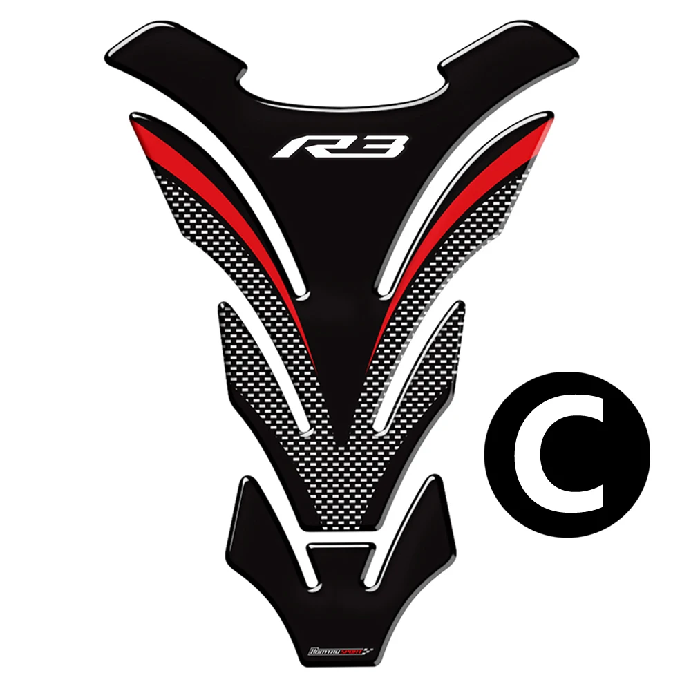 Для Yamaha R3 YZF-R3 VS Tankpad 3D Мотоцикл Танк Pad Защитная Наклейка Наклейки