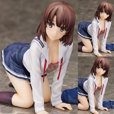 

Anime Saenai heroine no sodate-kata Action Figure Toys Megumi Kato Uniform Blessing PVC Figure Sexy Girl model toys Gifts