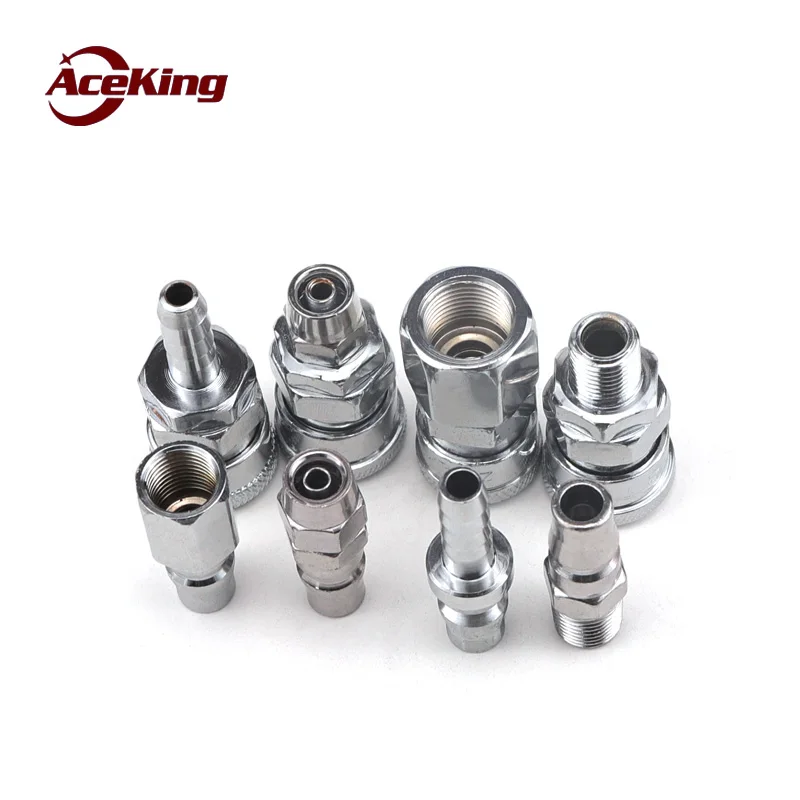 

Stainless steel C quick joint/SPF/SPM/SPH/PP/SP30/40 with self-locking intubation for hose air pump joint of air compressor