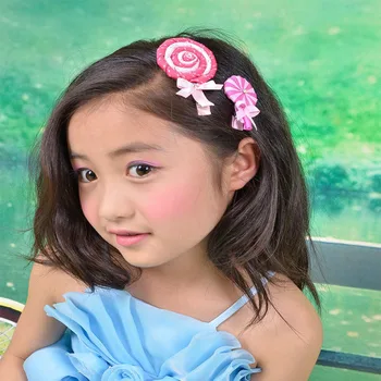 

200 BLESSING Good Girl Hair Clip Easter Rabbit Chick Valentine's Day Love Bow