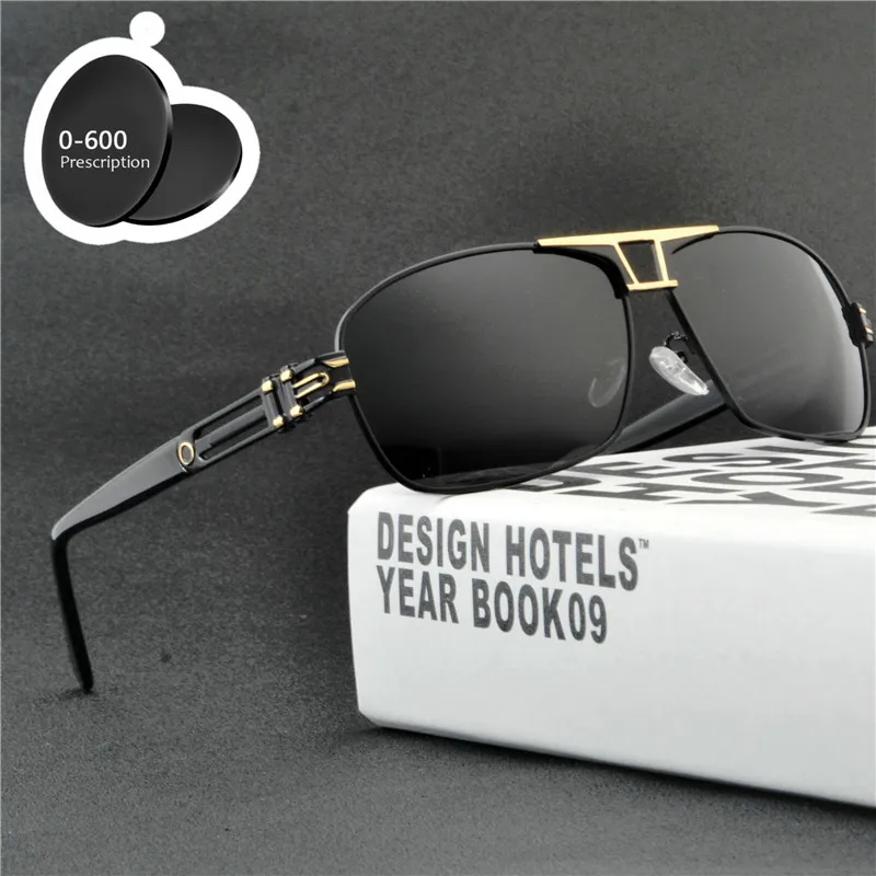 

2019 Diopter Sunglasses for Men Square Myopia Prescription Sun Glasses Driving Polarized Eyeglasses Men's Red Sunglasses FML