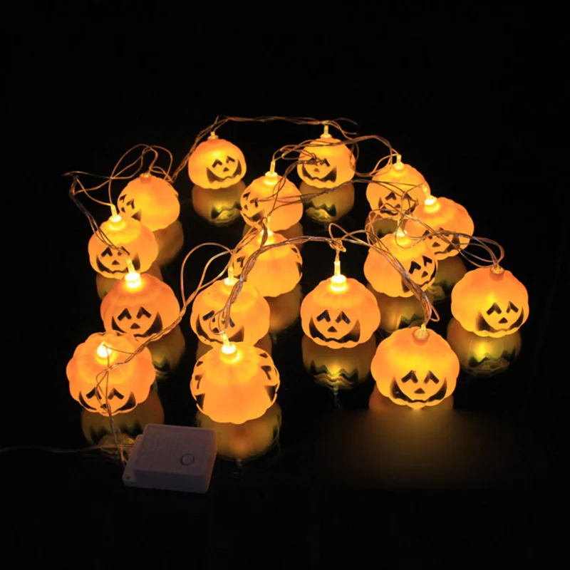 

Halloween Pumpkin Lantern String Skeleton Skull LED Luminous Ghost Festival Bar Shopping Center Scene Decoration Props Pendant