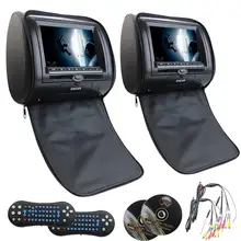 Eincar 2 шт. dvd-плеер dvd-плейер монитор mp3/mp4/dvd/cd SD/USB fm-радио ИК-подголовник сиденья автомобиля монитор видео плеер