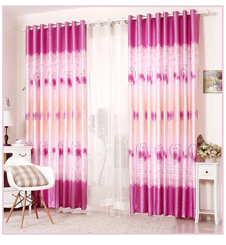 High quality blackout bedroom curtains/Living room decorated curtains