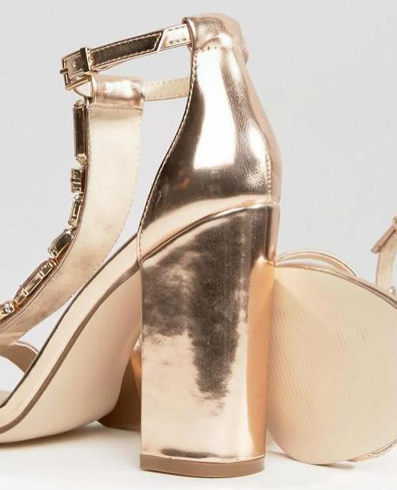 Banquet Sandales bar Mode Talons Carré Formelle Ouvert Picture Strass Hauts Bout À Femmes T Chunky Talon As Or Robe Chaussures XqxSqYTw