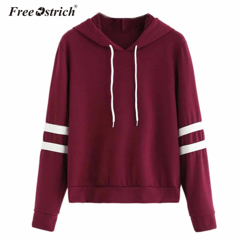 

Free Ostrich Spring Autumn Womens Long Sleeve Hooded Sweatshirt Loose Casual Warm Hoodies Sweatshirts Female Jumper Tracksuits