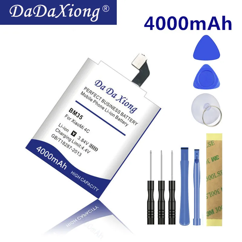 

Original Da Da Xiong 4000mAh BM35 Battery for Xiaomi 4C Mi4C Mi 4C Cell Phone Battery