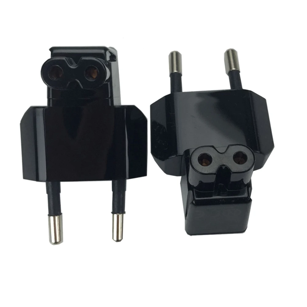 Угловой адаптер для кабеля питания EN50075 / IEC 60320 C7 2 контактный на рис. 8|iec c7|cable