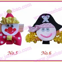 120 шт скульптура заколки для волос для девочек Жук скульптура клиппи Золотая Рыба Дональд Дак Ленточные скульптуры B