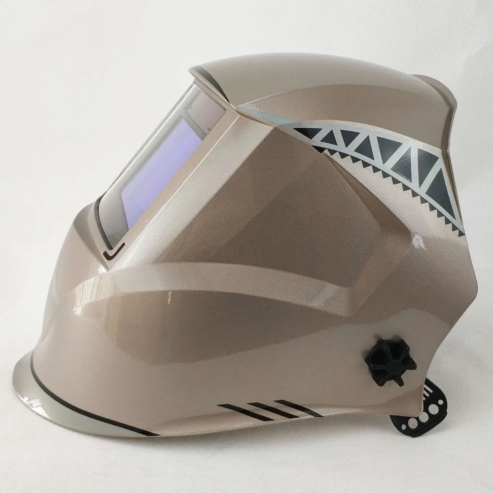 Сварочный шлем Top View 100x73 мм(3,94x2,8") Топ оптический класс 1111 4 датчика тенты DIN 4(3)-13 CE авто затемнение Сварочная маска