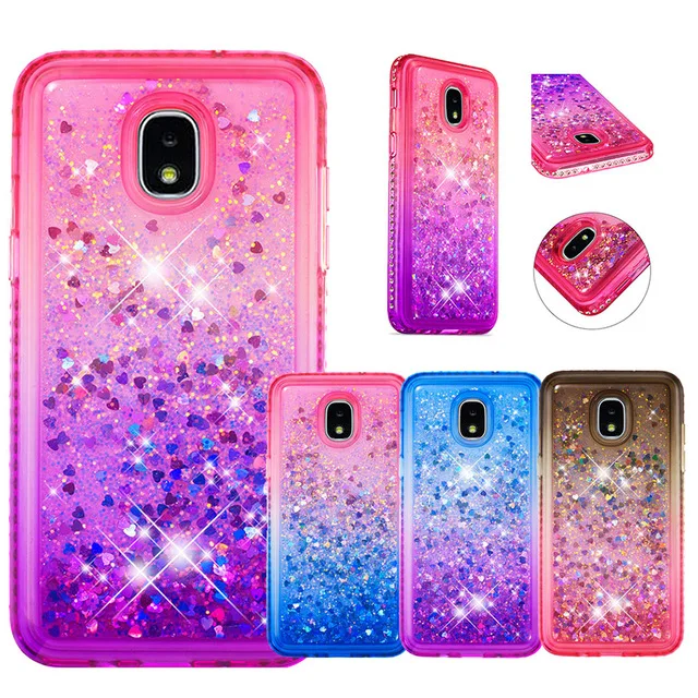 

Diamond Glitter Phone Cover For Samsung Galaxy A5 2017 A6 Plus A7 A9 Star Lite A9s S8 S9 Note 9 Gradient Quicksand Soft Case B31