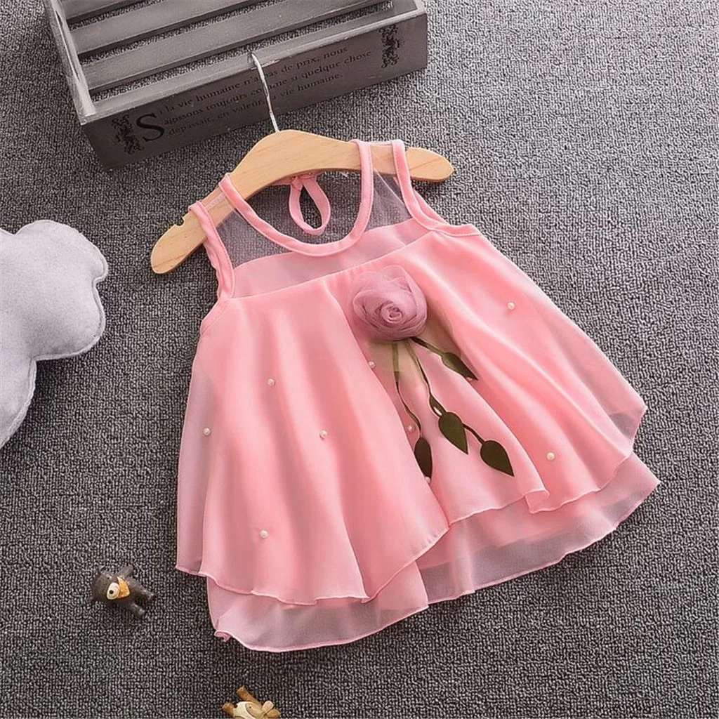 Платье для маленьких девочек; однотонное фатиновое платье без рукавов для девочек; торжественное платье принцессы с цветами для дня рождения; Vestids