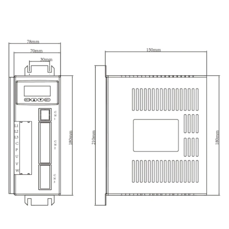 80ST-M04025 220 V 1000 Вт серводвигатель переменного тока 4N. M 2500 об/мин 1KW сервомотор Single-фаза привода переменного тока с постоянным магнитом Согласующий драйвер AASD-20A