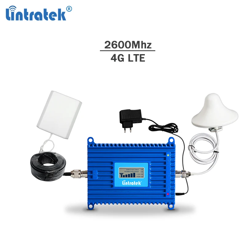lintratek усилитель сотовой связи 2600 бустер репитер 4g lte звука интернета мгц
