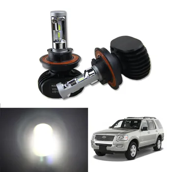 

50W 8000LM High Power LED Headlight Kit Hi Lo Beam Bulbs For 2006-2010 Ford Explorer White Car High Low Headlamp