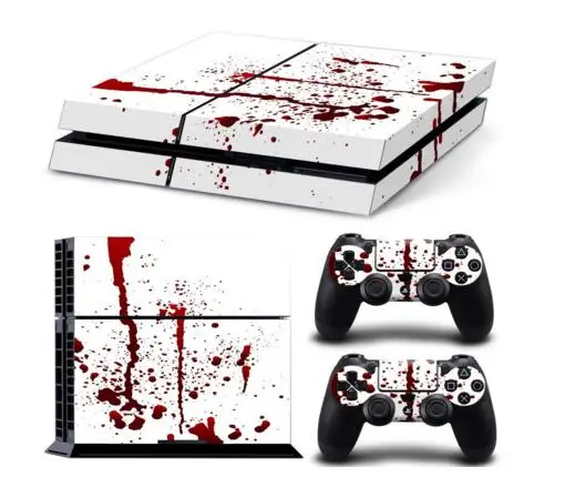 Дизайнерская наклейка для консоли PS4 защитная пленка системы Sony PlayStation 4 + 2