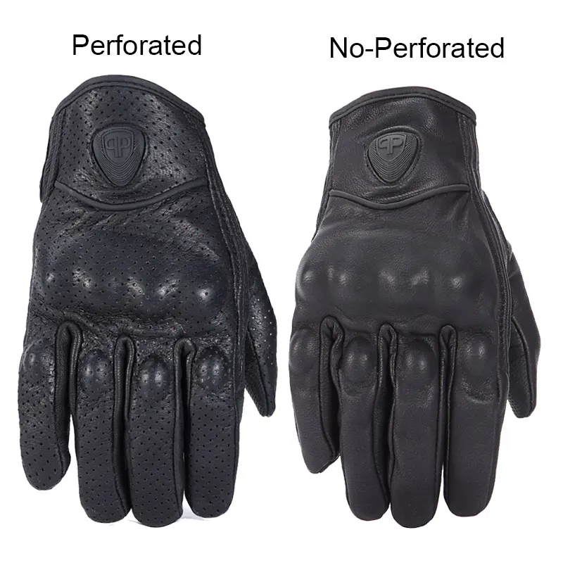 Motorcycle Gloves Leather Touch Screen Men Women Moto Waterproof Glove Electric Bike Motorcycle Protective Gears Motocross Glove