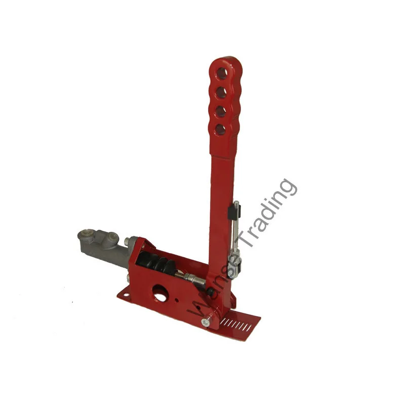 Red Universal Car Hydraulic Handbrake Vertical Drift Rally Racing E-Brake Lever with Locking Device Master Cylinder