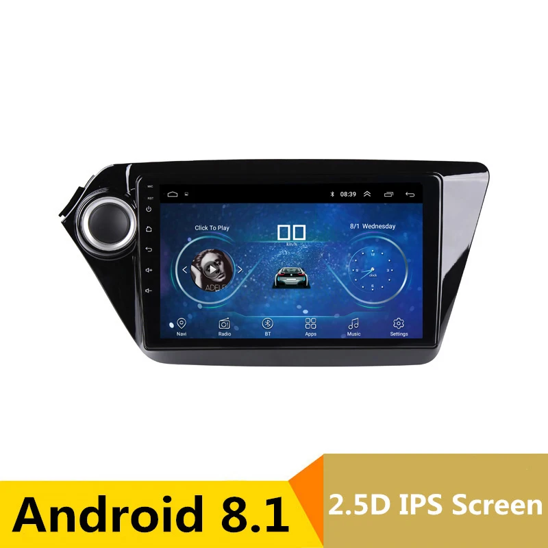 

9" 2.5D IPS Android 8.1 Car DVD Multimedia Player GPS for Kia Rio 3 K2 2012 2013 2014 2015 audio car radio stereo navigation