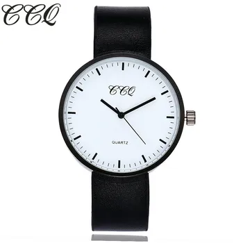 

Dropshipping Fashion Leather Black Simple Wrist Watch Luxury Women Dress Quartz Watch Gift Clock Relogio Feminino Hot