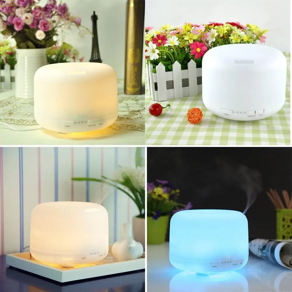 

VVPEC 500ml Essential oil diffuser Ultrasonic aromatherapy humidifier home