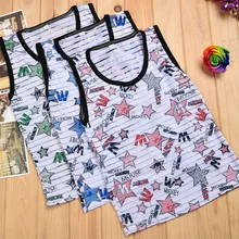 Bobo Choses Baby Icecreem T 4-10Y Shirt 2016 New Arrival Kids Boy Cotton Summer sleeveless tops tees Cute boys sleeveless shirts