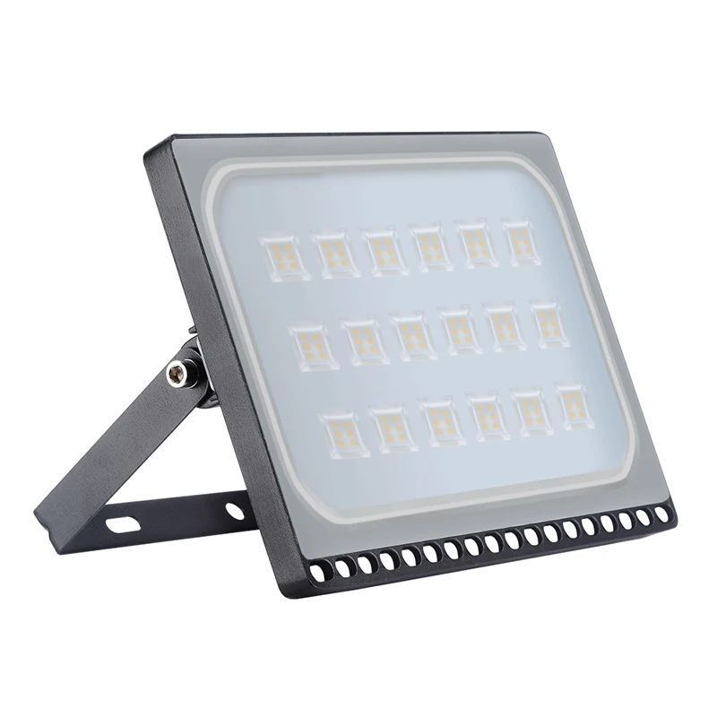 

LAIDEYI 3PCS Waterproof Ultrathin Floodlight Led 100W 220V Reflector Led Spotlight 8000LM Outdoor Lighting for Street Garden