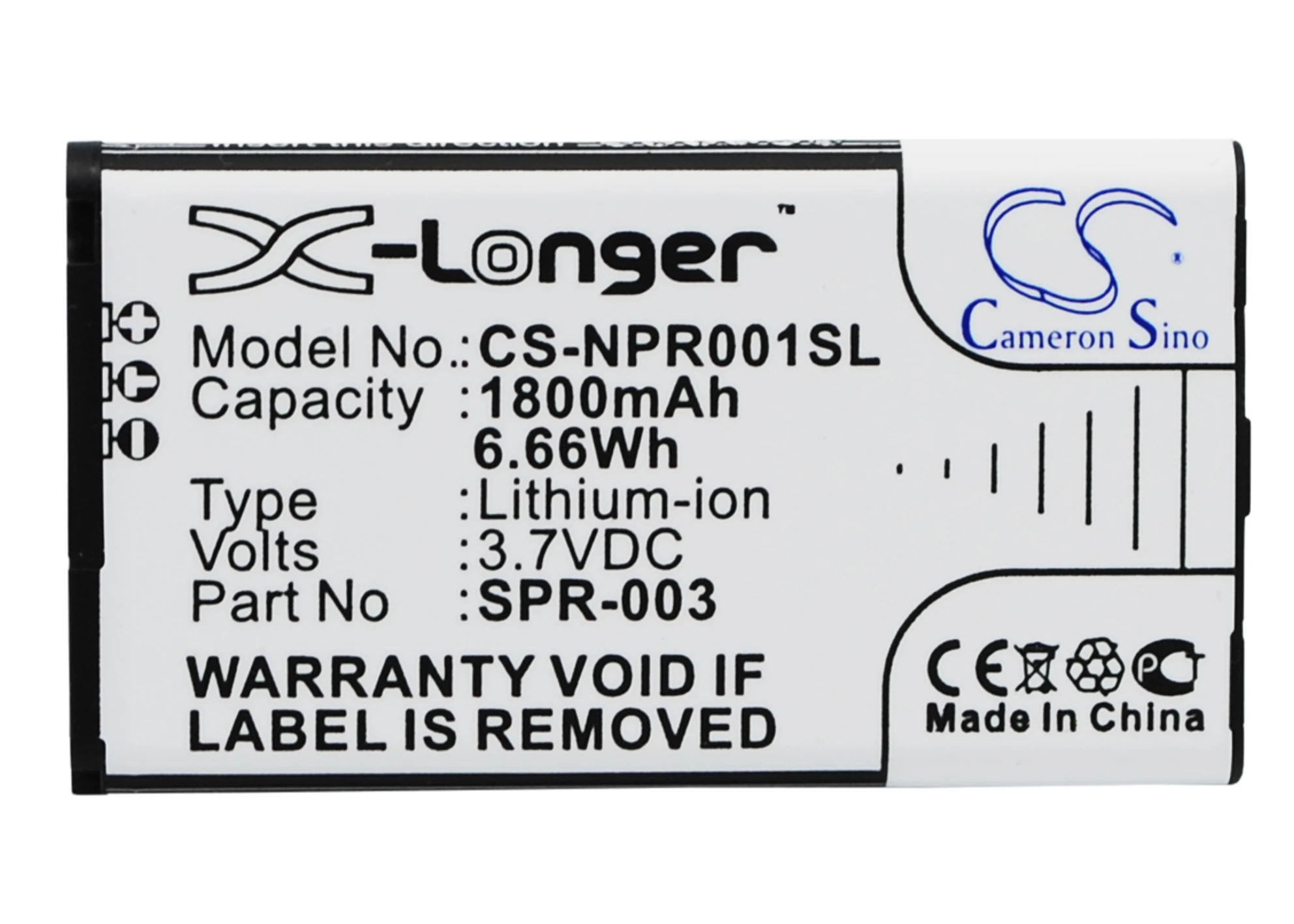 

Cameron Sino 1800mAh Battery SPR-003, SPR-A-BPAA-CO for Nintendo 3DSLL, DS XL 2015, NEW 3DSLL, SPR-001