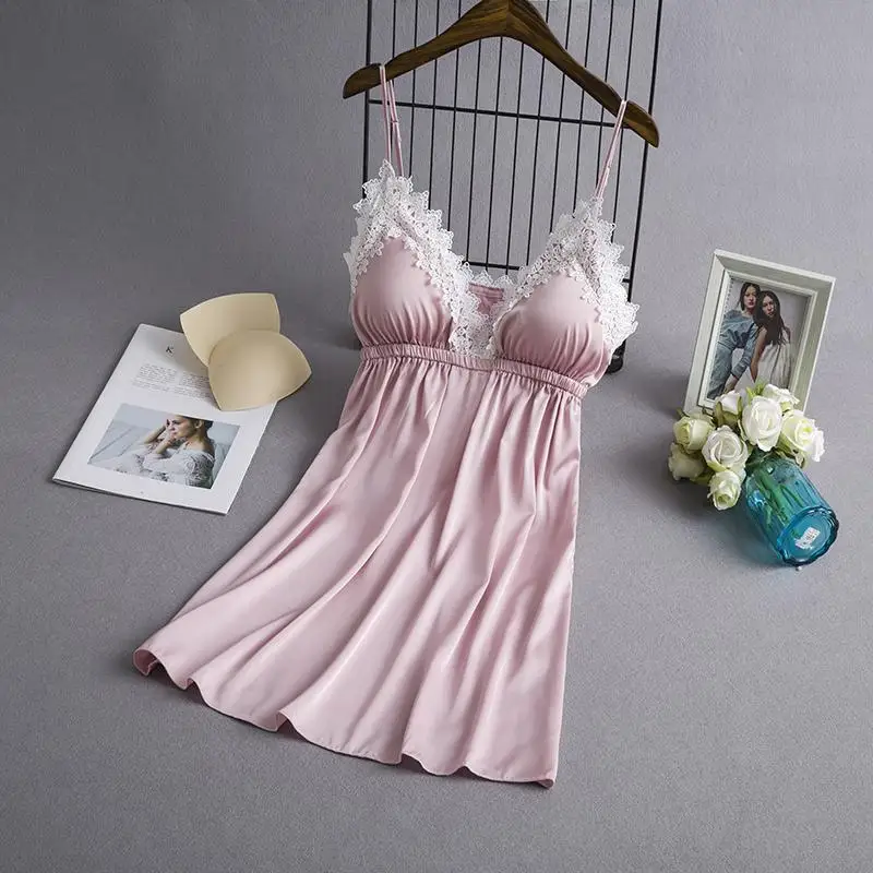 Женское сексуальное кружевное кимоно, халат, атласное однотонное платье ...