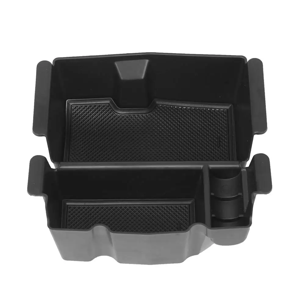 Для Jeep Wrangler JL/JLU неограниченное количество внутренних аксессуаров подлокотник коробка для хранения центральная консоль Органайзер черный - Название цвета: Black