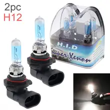 2 шт. 12V H12 53W 6000K универсальный белый светильник супер яркие автомобильные ксеноновые галогенные лампы авто спереди головной светильник противотуманные лампы