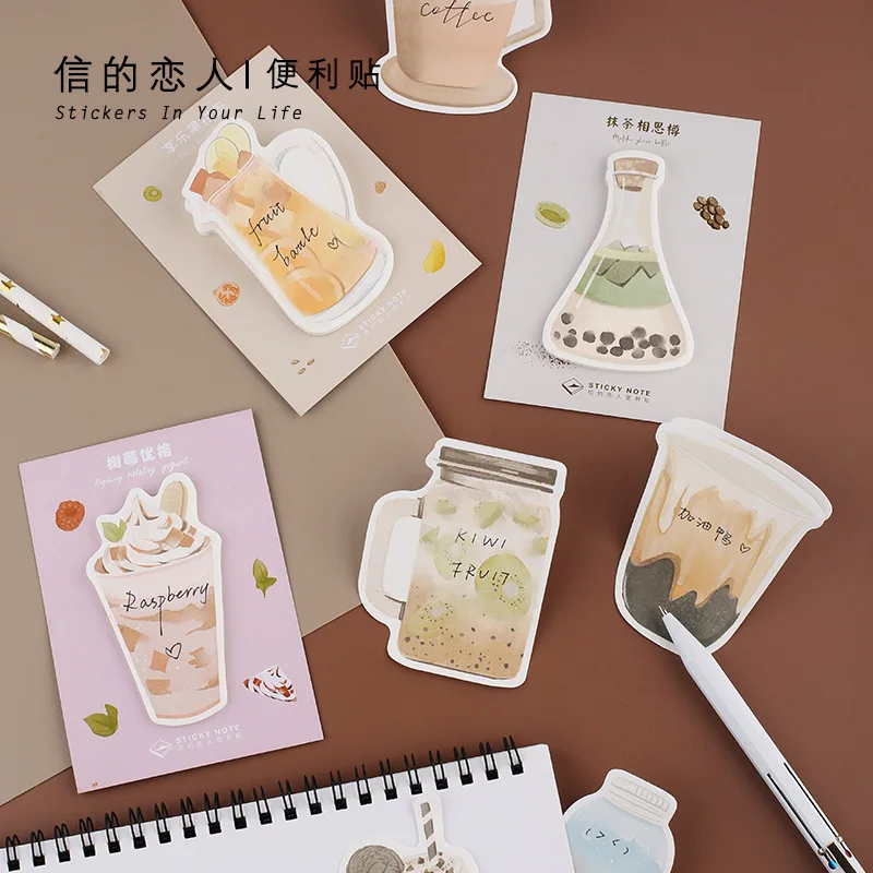 TUNACOCO 30 простыни Детские фруктовый сок Sticky Note memo pad стикеры стикер сообщений