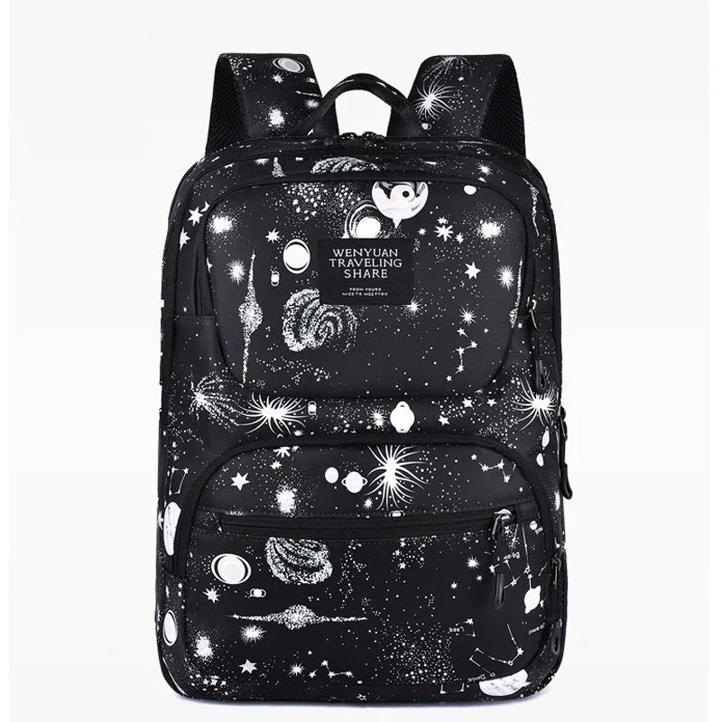 

Fashion Travel Women Backpack For Laptop Bag Big Capacity Female Cute Back Pack For Teenage Girls Ladies Nylon Fabric Backpack