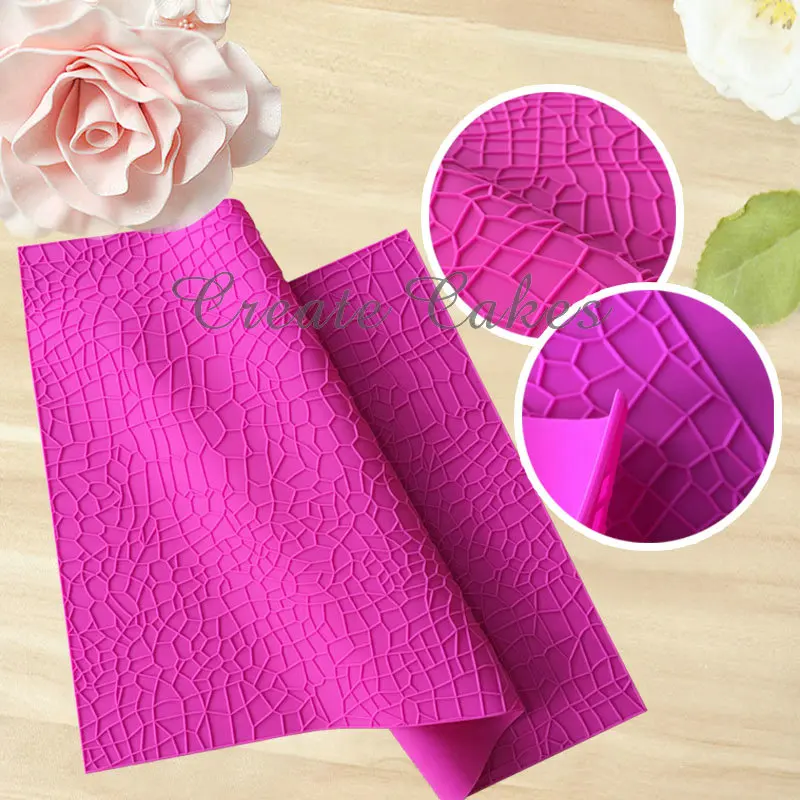 Crocodile Alligator Impression Mat 600x400mm Fondant Silicone Molds For Cake Decorating Silicone Cake Decorating Molds Blm 26 Impression Mat Mold Fordecor Mold Aliexpress