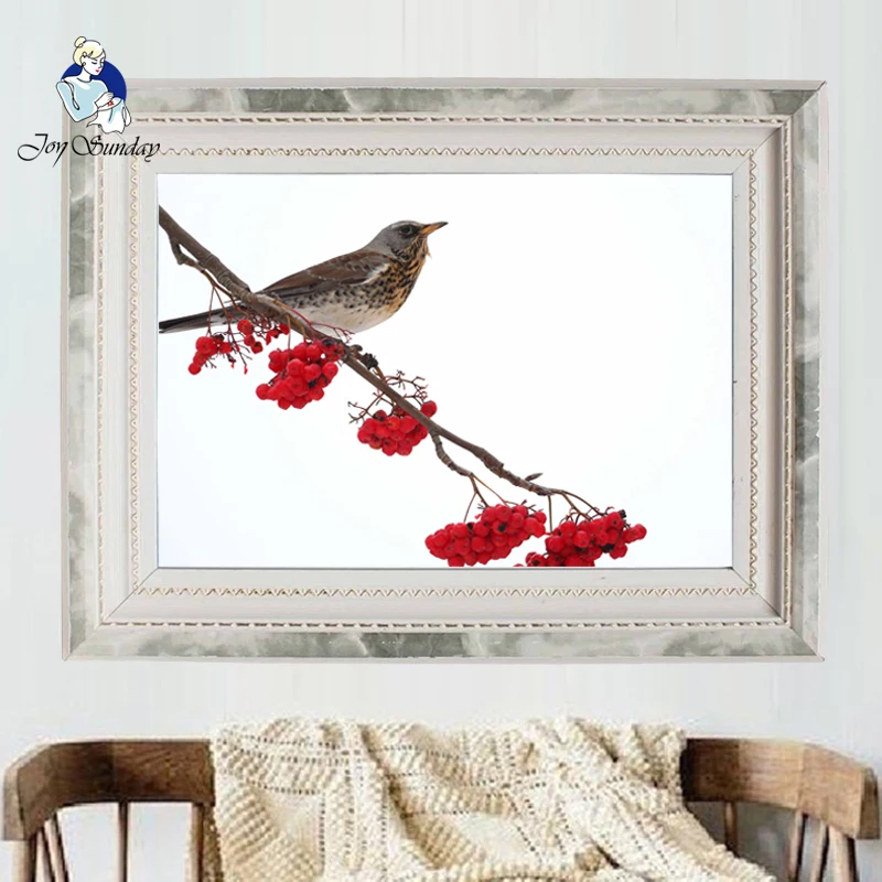 

JOY SUNDAY Diamond painting Diamond embroidery full square 5d 3d diy mosaic The Animal Sparrow decoration painting Home