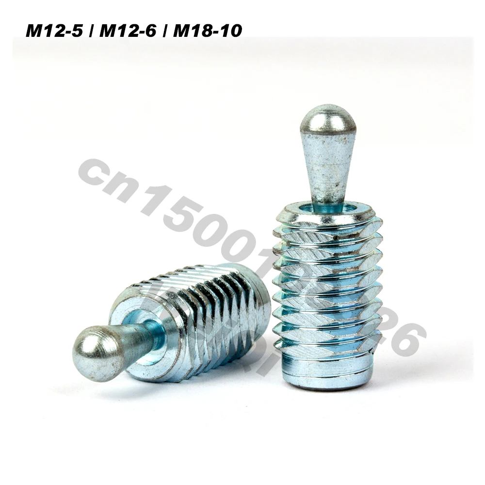 M12*1.75 Spring Plungers,locating and position pin,spring type,threaded