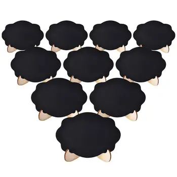 

20 Sets Mini Chalkboard Signs Small Blackboard with Wooden Frame Easel for Kids Craft and Party Wedding Event Table Decor