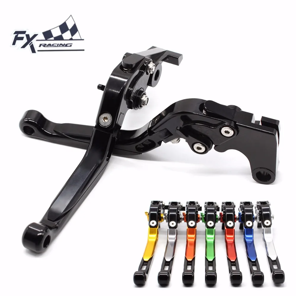 FX CNC мотоциклы складной выдвижной тормозной рычаг сцепления алюминия для Kawasaki