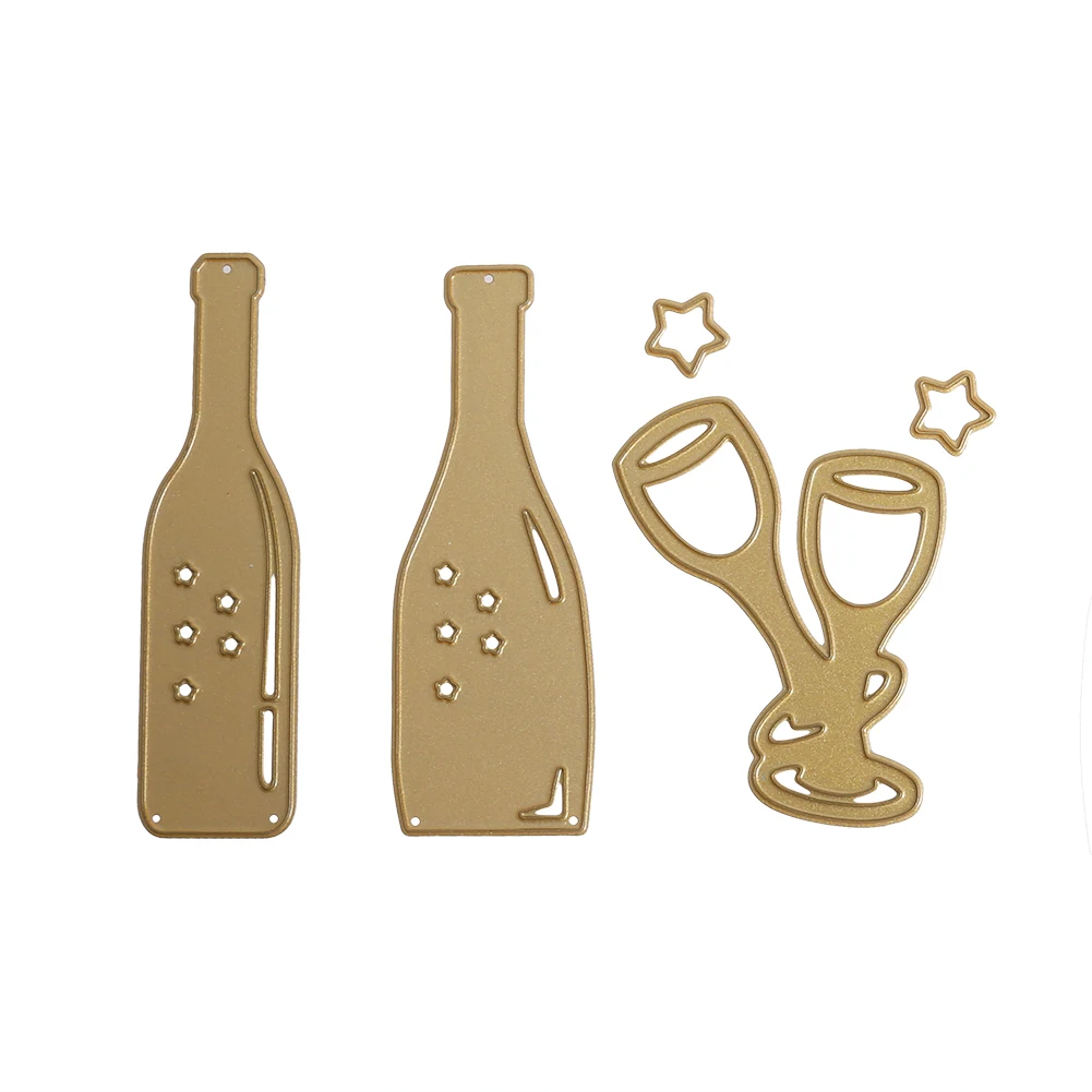 

Beer Bottle Design Cutting Dies Stencil Scrapbooking Paper Card Cutter DIY Album Christmas Card Decor Embossing Template