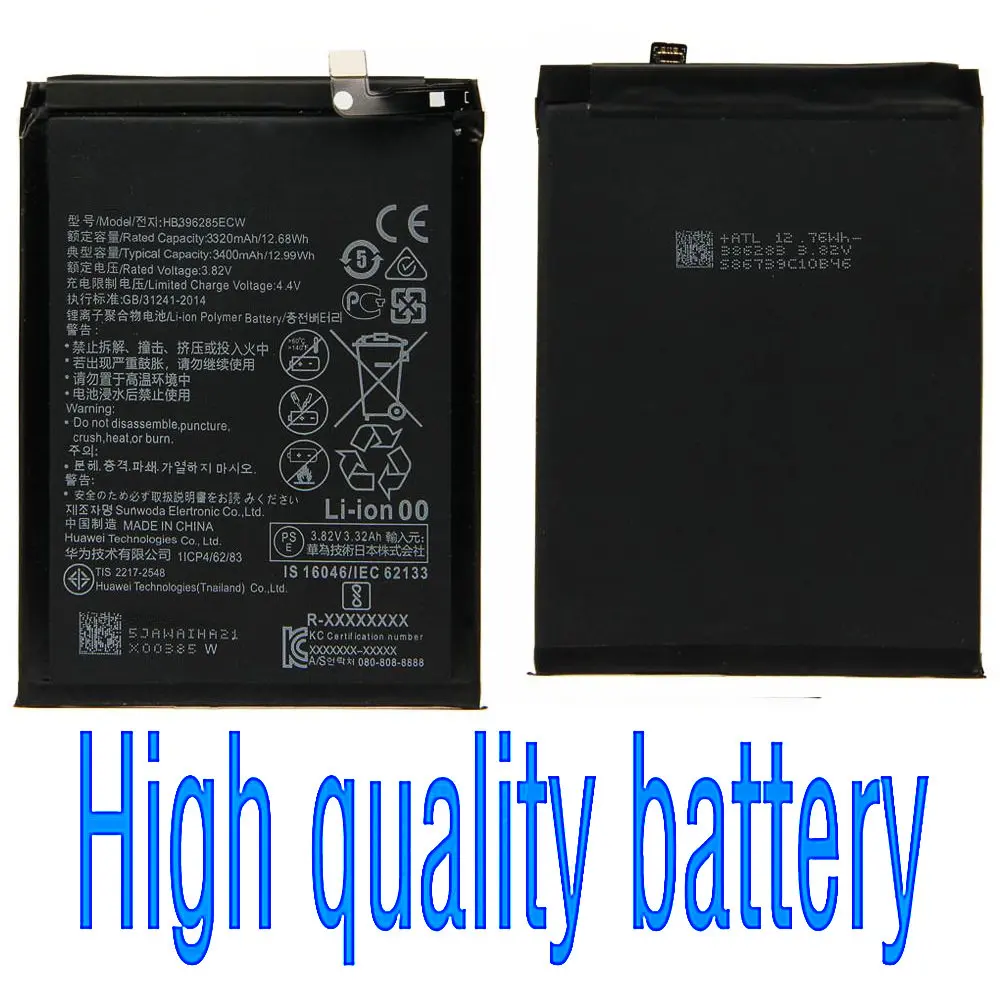 

HB396285ECW For Huawei P20 For Honor 10 COL-AL00 COL-AL10 COL-TL00 COL-TL10 COL-L29 High quality Replacement Battery Li-ion